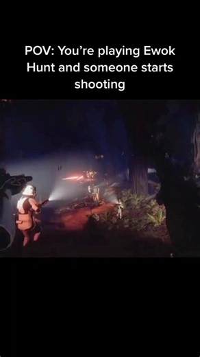 When you play ewok hunt on star wars battlefront and someone starts shooting 🤣🤣 #starwars #starwarstheclonewars #theclonewars #clonewars #savageopress #darthmaul #obiwankenobi #jedi #sith #countdooku #lightsaber #darthvader #anakinskywalker #clonetrooper #palpatine #darthsidious #starwarsedit #starwarsfan #starwarsnerd #captainrex #ahsokatano #order66 #yoda #starwarsbattlefront2 #starwarsfunny #starwarsmemes #starwarsmeme #starwarsbattlefront #thebadbatch #fives | Figurebrian