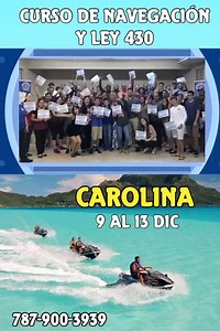 3.7K views · 65 reactions | Obten tu licencia de navegación para JET-SKI y BOTES hasta 65’ de eslora. LLAMA HOY AL 787-900-3939 Requisito tener 12 años en adelante. Licencia NO expira. www.marnavigationacademy.com | Mar Navigation Academy | Facebook