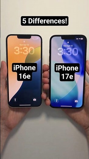 iPhone 16e vs. iPhone 17e - 5 Differences!