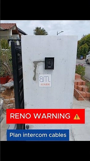 Aiphone🇯🇵 JO-1MDW Install: Why Intercom Wiring MUST Be Done Early | Singapore 🇸🇬