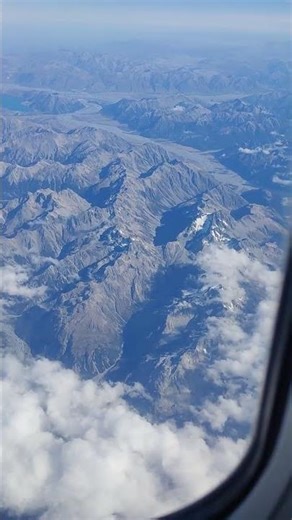 2026/03/06 New Zealand Southern Alps seen from Qantas 737 800 From Christchurch CHC to Sydney SYD