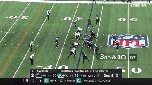 Highlight: QB Zach Wilson's overthrown pass pinpoints Marcus Epps for INT