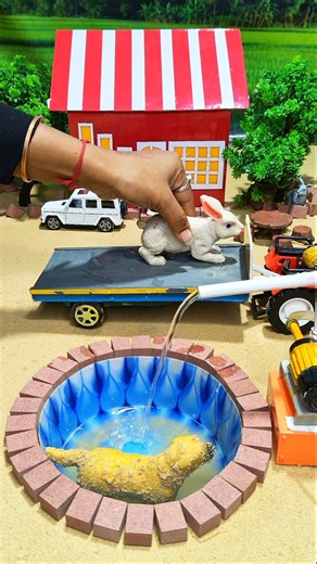 Diy Mini Tractor & Mini Water Pump | DIY Farming Machine #shorts #ytshorts #shortsfeed