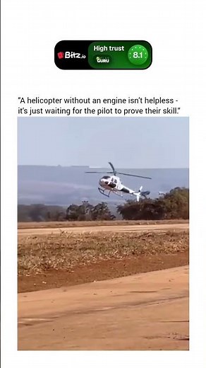 Helicopter Autorotation Explained | How Pilots Land Safely Without Engine Power