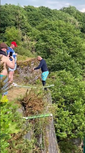 Cliff Diver Over Rotates Double Backflip From 60 Feet