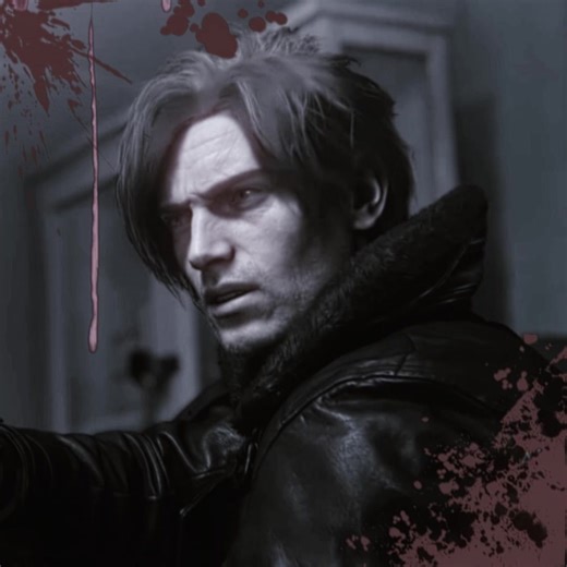 when i make myself look infected js to have leon slime me out 😳😳 || #residentevil9 #residentevilrequiem #leonkennedy #leonskennedy #leonkennedyedit