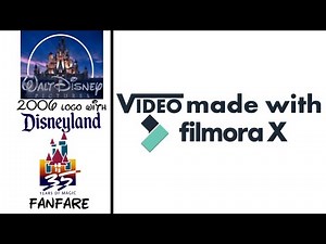 Walt Disney Pictures 2006 logo with Disneyland 35 Years of Magic Fanfare