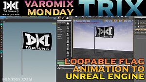 Loopable Flag Animation to Unreal Engine 4 | SideFX