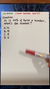 23K views · 251 reactions | Number Problem review‼️ #CSEReview #mathreview #mathteacher | Math Teacher Mario | Facebook