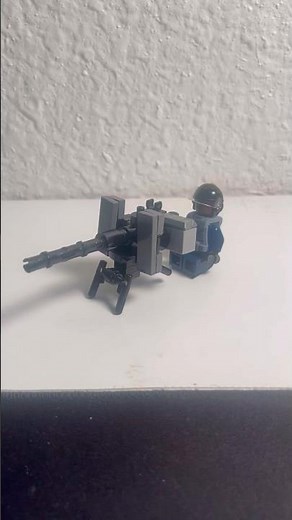 Lego Heavy Machine Gun w/Shield Tutorial #lego