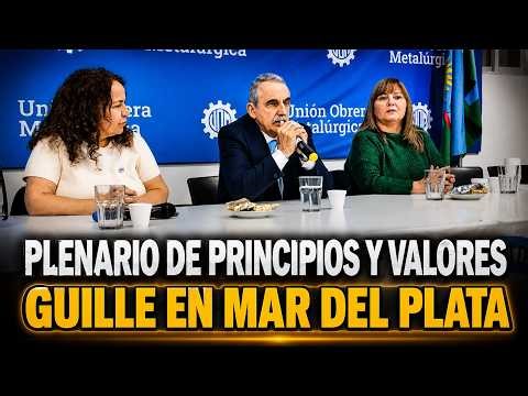 Guillermo Moreno en el Plenario de Principios y Valores Mar del Plata 9/5/26