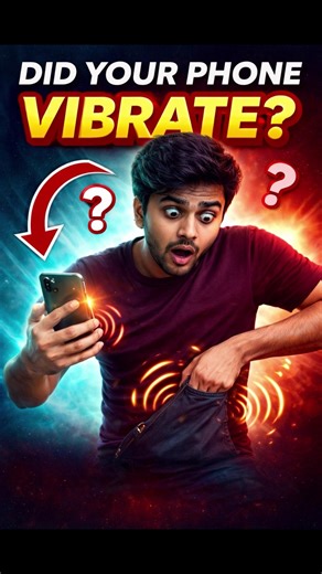 Your Phone Didn’t Vibrate… So Why Did You Feel It😱?#shorts