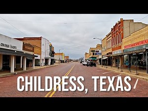 Childress, Texas! Drive with me through a Texas town!