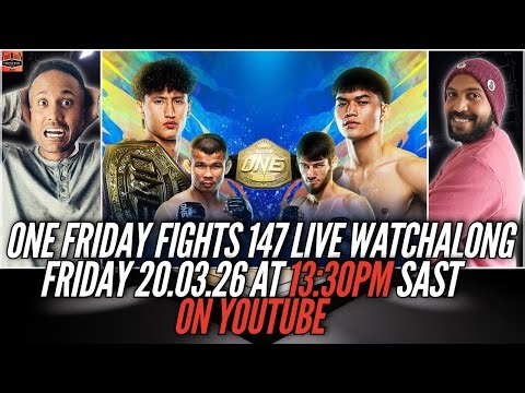 FWF: ONE Friday Fights 147 LIVE WATCHALONG 🔥 2 Title Fights | Nong-O vs Asadula | Anane vs Rambolek