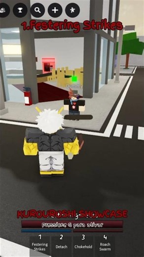 KUROUROSHI SHOWCASE #jjs #jujutsushenanigans #games #roblox