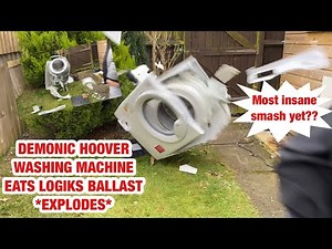 Hoover H Wash 300 H3W69TME || Experiment 5: Demonic hoover washer demonstrates a explosive dance