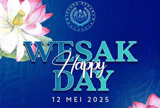 King, Queen extend Wesak Day greetings