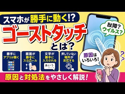 【スマホが勝手に動く!?】ゴーストタッチとは？原因と対処法を初心者向けにやさしく解説