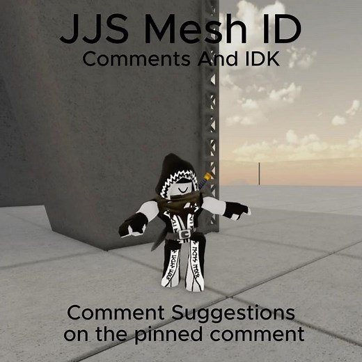 Mesh Ids for your Movesets in #jjs #roblox