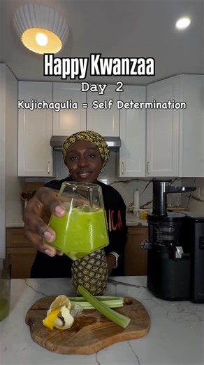 Shanique Simpson on Instagram: "Kujichagulia means Self Determination 💪🏾 To define ourselves, name ourselves, create for ourselves and speak for ourselves. One thing that resonates with me is “name ourselves.” It was important for my children to have names that represented our African lineage. Therefore, I gave them traditional African names. This might not be important for some, but I can’t forget the scene in Roots when Kunta Kinte was beaten until he said that his name was Toby. That was li