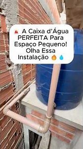 🚨 A Caixa d’Água PERFEITA Para Espaço Pequeno! Olha Essa Instalação 🔥💧 #CaixaDAgua #Hidraulica