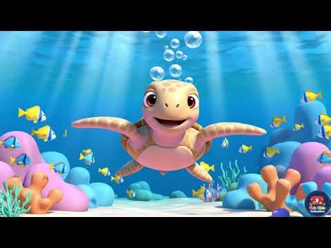 Baby Turtle Song for Kids | Fun Underwater Nursery Rhyme for Toddlers
