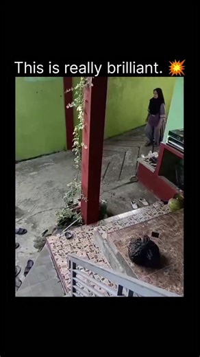 knowledge | science | Ai | Follow📈) The video is a compilation of short clips demonstrating an ingenious outdoor laundry drying system designed to protect clothes... | Instagram