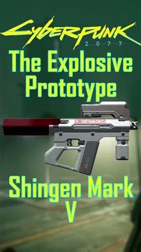 Iconic Prototype Shingen Mark V in Cyberpunk 2077 #cyberpunk2077 #gaming #shorts