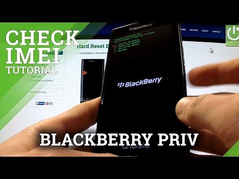 How to check bardcodes in BLACKBERRY Priv - Read Your IMEI