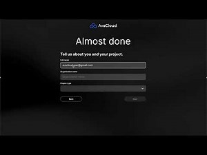 How to Sign Up for AvaCloud