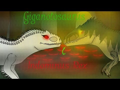 Giganotosaurus X İndominus Rex ( Love Story And Animation Dinosaur )