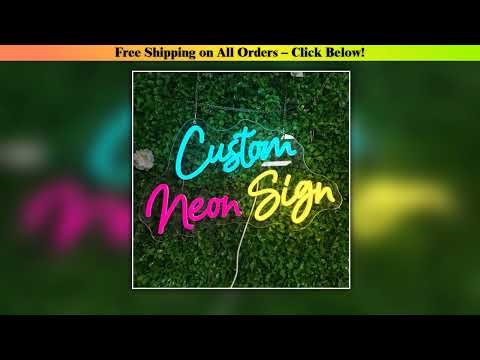 Custom Neon Sign 3d logo Light for Name Wedding Birthday Party Gift Personalized LED Dimmer Neon