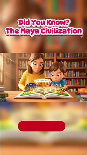 The Maya Civilization 🌞 | 3D Animated History for Kids #Shorts