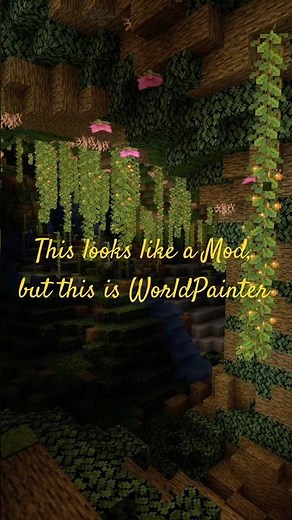 This World Painter cave looks like a Mod #worldpainter #gameworlds #minecraft Like and Subscribe!