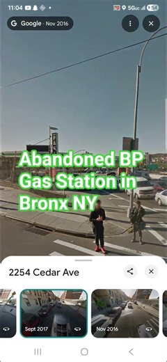 Abandoned BP Gas Station in Bronx NY