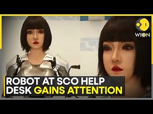 'Xiao He' Steals The Show, Meet Humanoid Robot Assisting Journalists at SCO Summit 2025 | WION