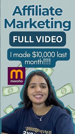 what is affiliate marketing? earn with meesho 😱 (no investment) #meesho #affiliatemarketing #viral