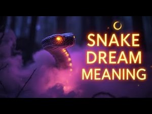 What It Means When You Dream of Snakes 🐍