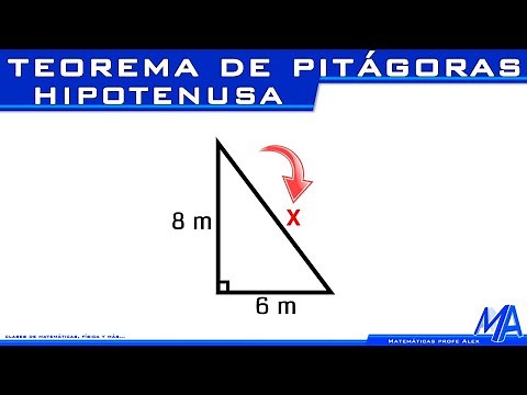 Teorema de Pitágoras | Encontrar la hipotenusa