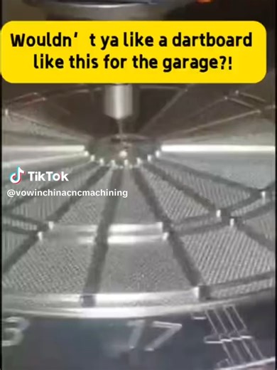 Wouldn’t ya like a dartboard like this for the garage?