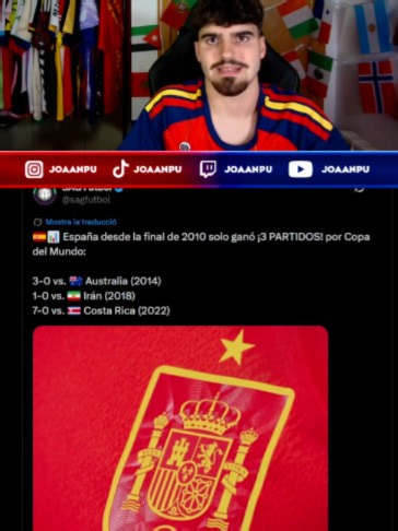 ESPAÑA SOLO HA GANADO 3 PARTIDOS DE MUNDIAL DESDE 2010 | gavi