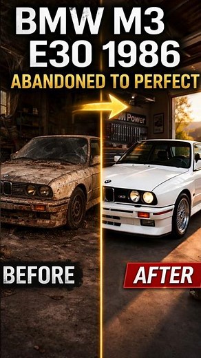 BMW M3 E30 1986 Full Restoration ASMR 🔥 Abandoned to Perfect Transformation