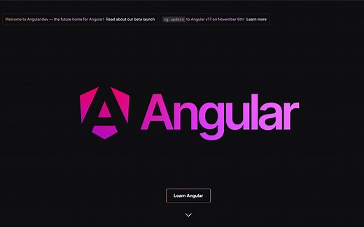 全新 Angular.dev 官网上线啰！