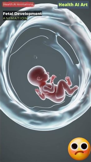 Fetal Development Animation | Health AI Art | 46