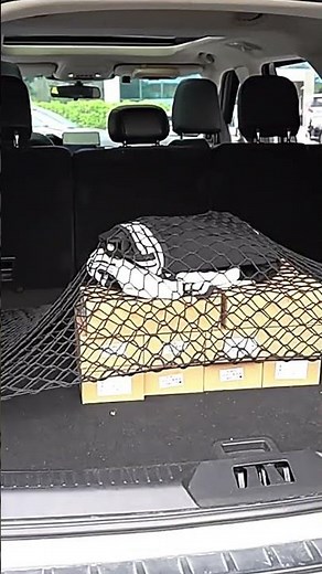 Stop Trunk Stuff from Rolling – Cargo Net Install in Seconds