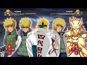 SEMUA JUTSU & ULTIMATE SKILL MINATO NAMIKAZE | Naruto Storm 4 Generations
