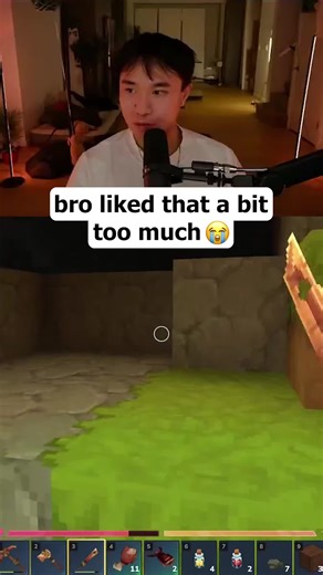 bro liked that a bit way too much 😭 #viral #hytale #streaming #funny #acookiegod