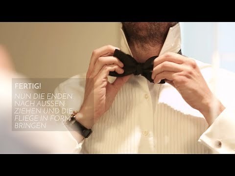 Wie man eine Fliege bindet – Schritt-für-Schritt-Anleitung