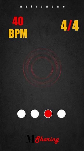 40 BPM Short - Metronome