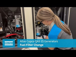 How to Change the Fuel Filter of Your Generator (Atlas Copco QAS 25 Generators)